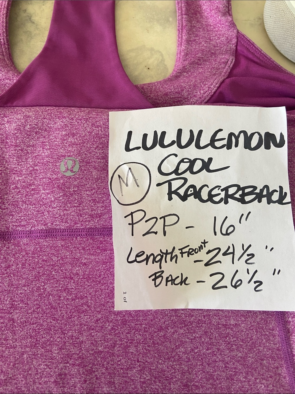 Lululemon Cool Racerback - Picture 3 of 3